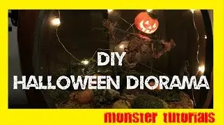 DIY Halloween Pumpkin Diorama - The Pumpkin Queen