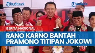 Rano Karno Bantah Pramono Anung Titipan Jokowi