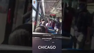 Ratchet Chicks Verbal Fight on CTA 63rd Street Bus in Englewood, South Side Chicago (Graeginator)