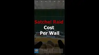 How many satchels does it cost to raid a wall? 