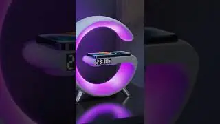 Smart Light Wireless Charger with Bluetooth speaker #shorts #iphone