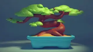 Bonsai Tree 3d Illustration Speed Art - Cinema 4d Art Timelapse