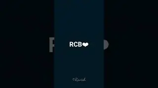 Best Team In The World - RCB 🔥🔥