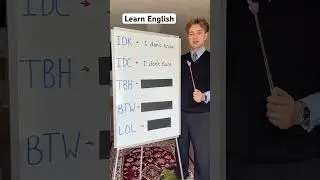 Common acronyms in English 