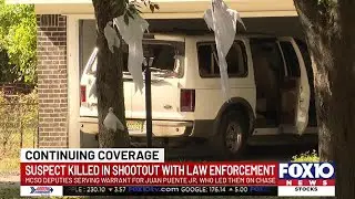 Suspect killed in shootout with law enforcement