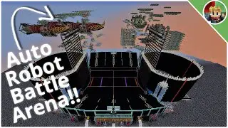 [19k Sub Special]: The Arena | I AUTOMATED Robot Battles in Minecraft!! | JAVA Edition 1.16.5+