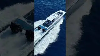 47 Freeman going 70mph with Yacht Armor
