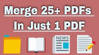 How To Merge Pdfs | Convert Multiple PDFs in 1 PDF ✌️