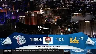 ESPN CBB intro | 1 Gonzaga vs 2 UCLA | 11/23/2021