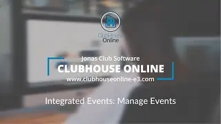 Integrated Events - Manage Events