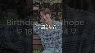 birthday boy jhope you