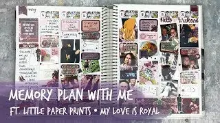 memory plan with me • ft. little paper prints • erin condren vertical