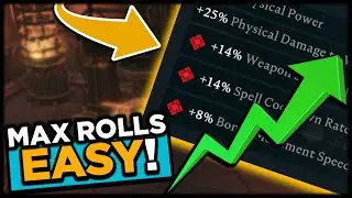 TRICK for MAX ROLLS on your weapons EASILY in V Rising!