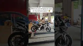 Spit Fire from a Big Bike