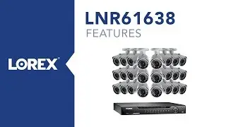 Lorex by FLIR -  LNR61638 Super IP Bullet Security Camera System