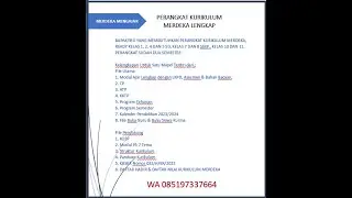 DOWNLOAD PERANGKAT AJAR KURIKULUM MERDEKA LENGKAP