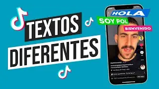 ✅ Cómo poner LETRAS en TIKTOK en DIFERENTES partes del video ☺