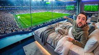 WE WATCHED THE MATCH FROM A VIP BOX WITH BEDS! THIS CAN'T BE REAL...