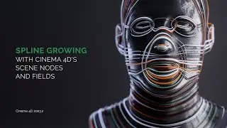 Spline Growing with Cinema 4D's Scene Nodes and Fields