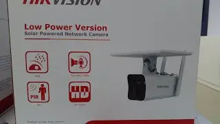 Hikvision Solar Panels Network Camera