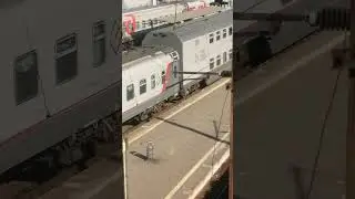 Двухэтажный вагон в поезде №193С Севастополь-Челябинск.
