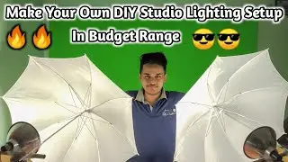 How to make a DIY Studio Lighting Setup in Budget range for your YouTube Channel