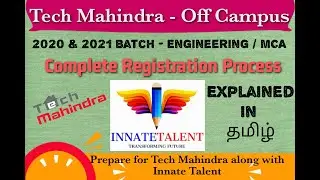 Tech Mahindra Hiring [off campus] - 2020 / 2021 Batch - Engineering / MCA |  Registration Detail
