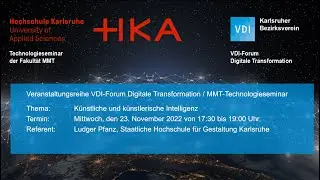 Ludger Pfanz: Vortrag „Künstliche und künstlerische Intelligenz“
