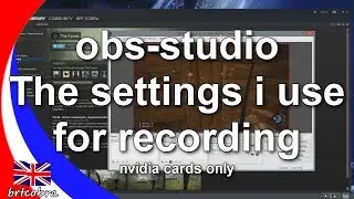 Obs studio-The Settings I Use For Recording (Nvidia Cards Only)