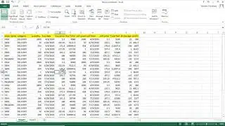 Freeze Multiple Rows and Columns in Excel using Freeze Panes