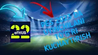 PES 2023 DA UYINCHILANI TO'G'RI KUCHAYTIRISH