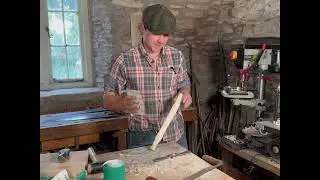 Making a Hammer Handle. Perfect Beginner Woodworking Project.