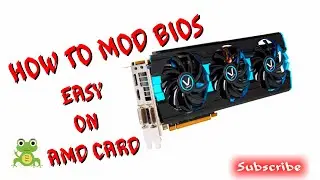 HOW TO EDIT bios on AMD GPU Card with VBE7 software
