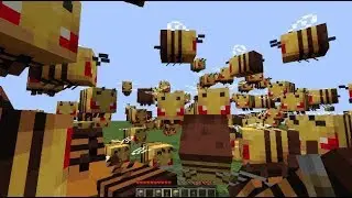 i got attacked by bees in minecraft ?