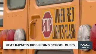 Heat impacts kids riding school buses