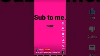I'm subbing to everyone who subs to me