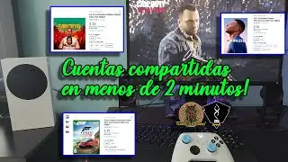 Como usar cuentas compartidas Xbox One en menos de 2 minutos! |2022 (YA NO FUNCIONA)