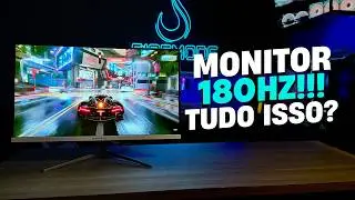 ESSE MONITOR É ABSURDO! MONITOR GAMER CURVO 180 HZ DA RISE MODE É O QUE VOCÊ PRECISA!