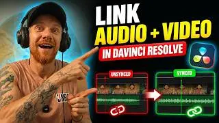 How to Re-Link Audio and Video in DaVinci Resolve