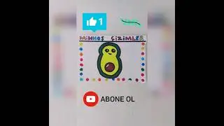 Tatlı Avokado Çizimi🥑🥑