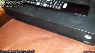 Xbox One X fan speed ramping up and down randomly | STRANGE NOISE |