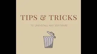 Uninstall any software using IObit Uninstaller