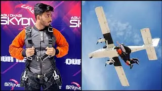First Time SKYDIVING In ABUDHABI | 13,000 Feet⚠️| VLOG-5
