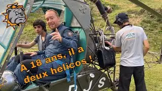 À 18 ans, il a deux hélicoptères, mais pas le permis B...