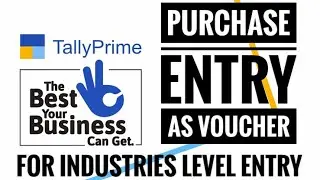 Purchase Entry As Voucher in Tally Prime