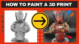 How to paint and finish a 3D print