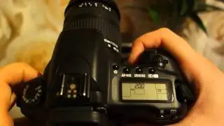 How to set Aperture, Shutter Speed and ISO in Canon 20D диафрагма, выдержка и ISO