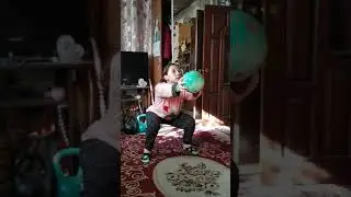 разминка с мячом