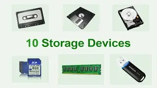 10 names of storage devices | storage devices of computer