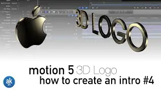 How to Create a 3D Logo using Fonts in Motion 5.2